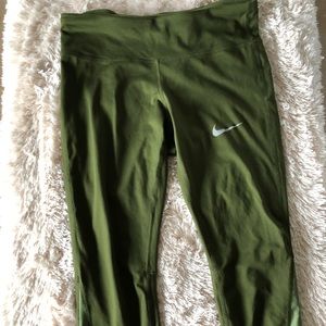 Full Length Olive Green Nike Leggings